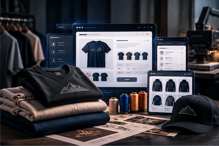 UTSA Rowdy Exchange custom apparel and ordering platform interface